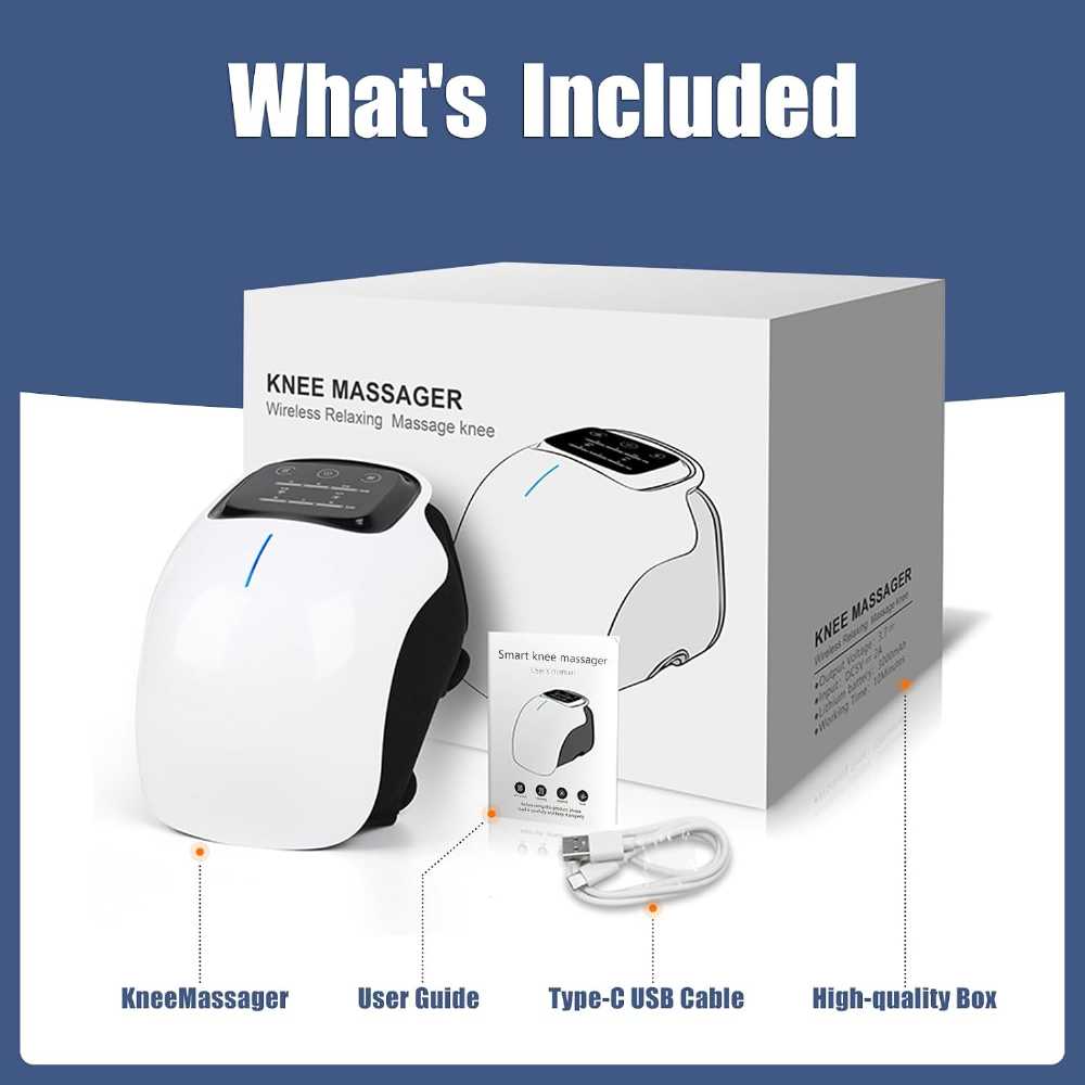 Cordless Vibration Knee Massage Device